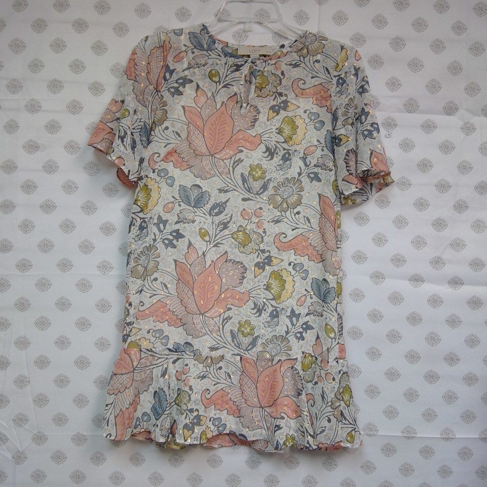 CLOSET CLOSING 4/30/21 Loft breezy lined dress